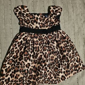 BabyGap Leopard Print Dress with Black Accents